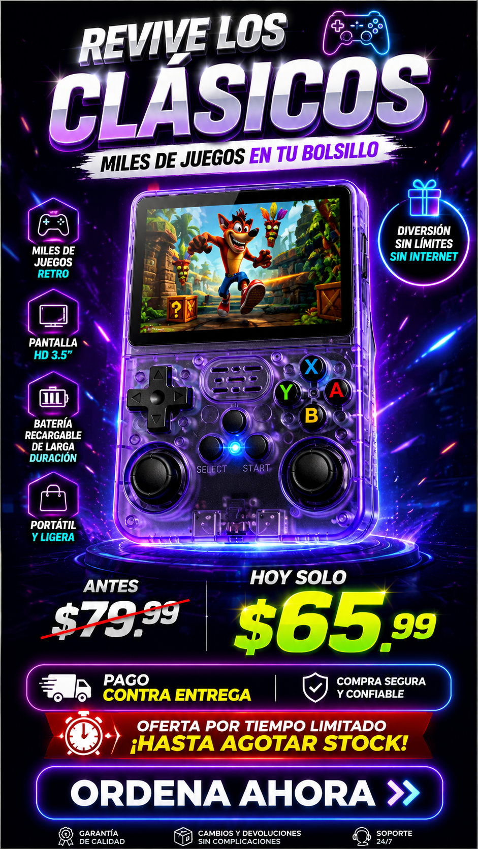 Consola Gamer Portatil R36s