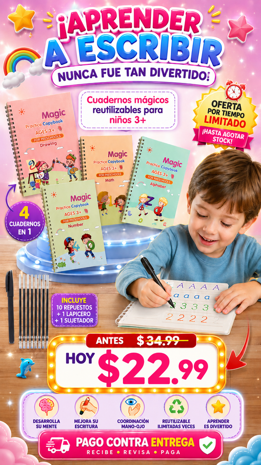 Kit De Caligrafia Set X4 Unidades